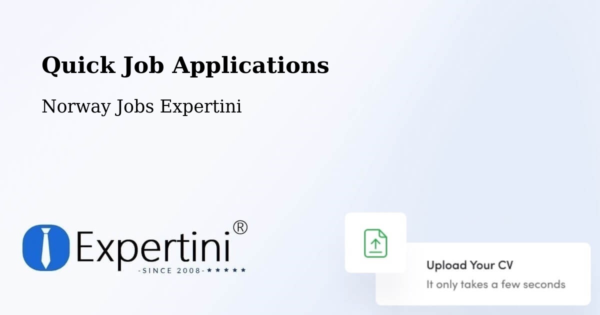 Quick Job Applications - Norway Jobs Expertini